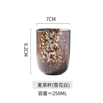 Taza de té alta de estilo japonés