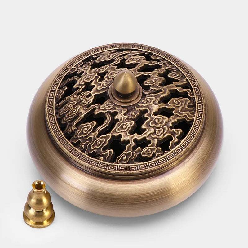 Quemador de incienso de cobre