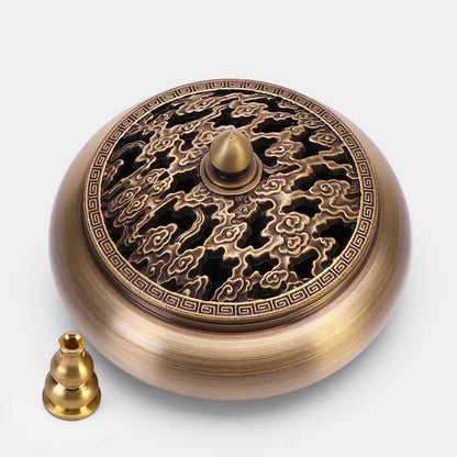 Quemador de incienso de cobre