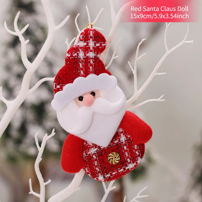 Papá Noel Muñeco de nieve para el Árbol