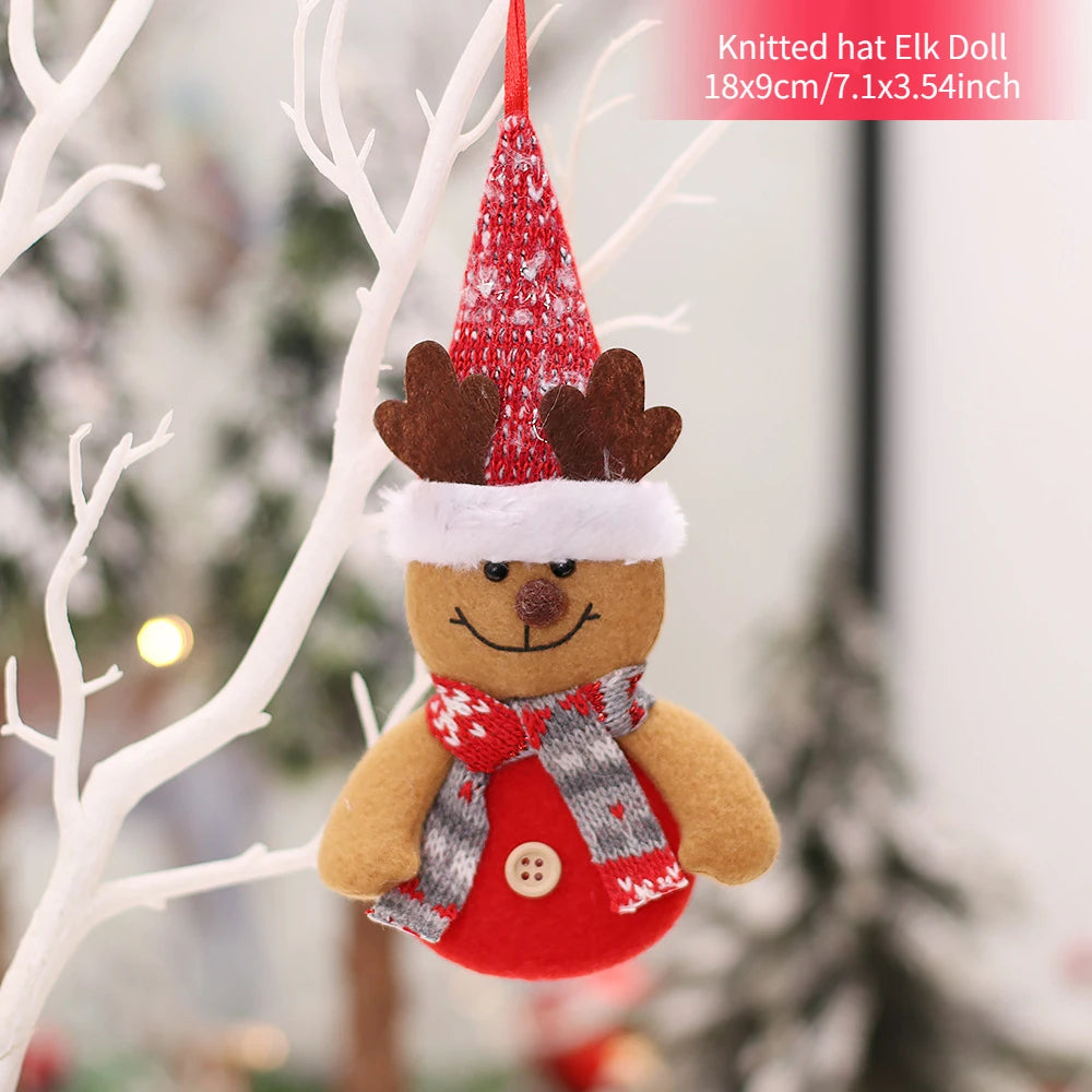 Papá Noel Muñeco de nieve para el Árbol