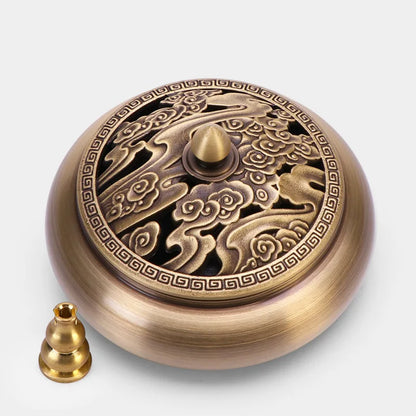 Quemador de incienso de cobre