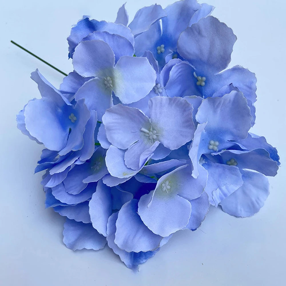 Hortensia Artificial Pequeña Rama Flor de Seda