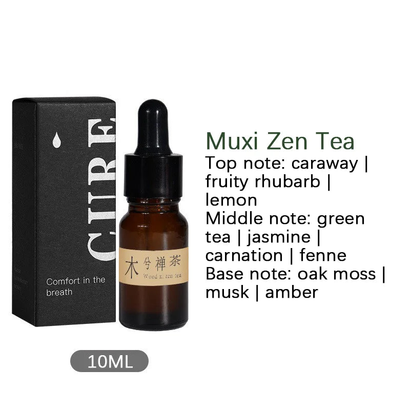 Aceite esencial natural con gotero de vidrio Palos de madera de nogal negro