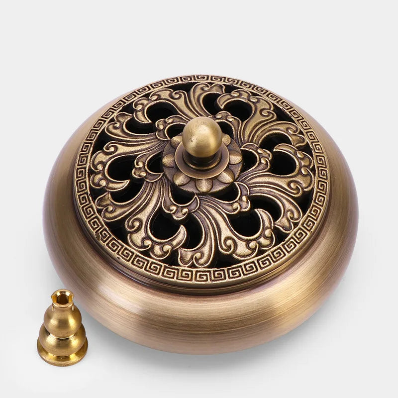 Quemador de incienso de cobre