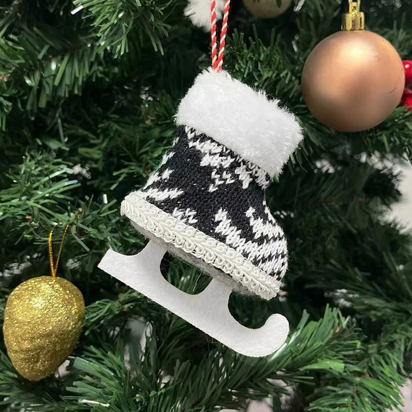 Decoracion divertida de árbol de Navidad