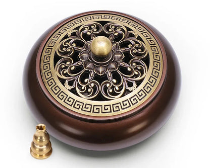 Quemador de incienso de cobre