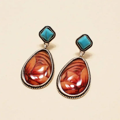 Retro Geometric Earrings