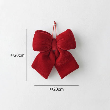 Lazo rojo de terciopelo
