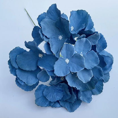 Hortensia Artificial Pequeña Rama Flor de Seda
