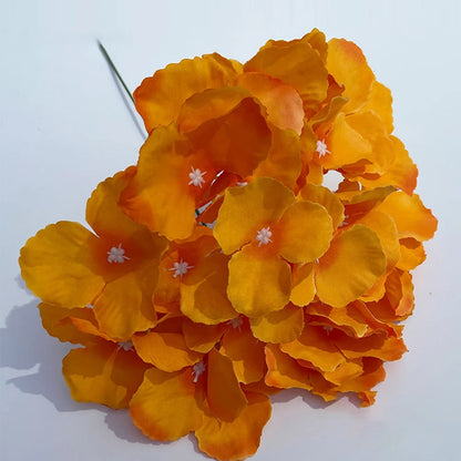 Hortensia Artificial Pequeña Rama Flor de Seda