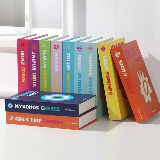 Colorful decorative books