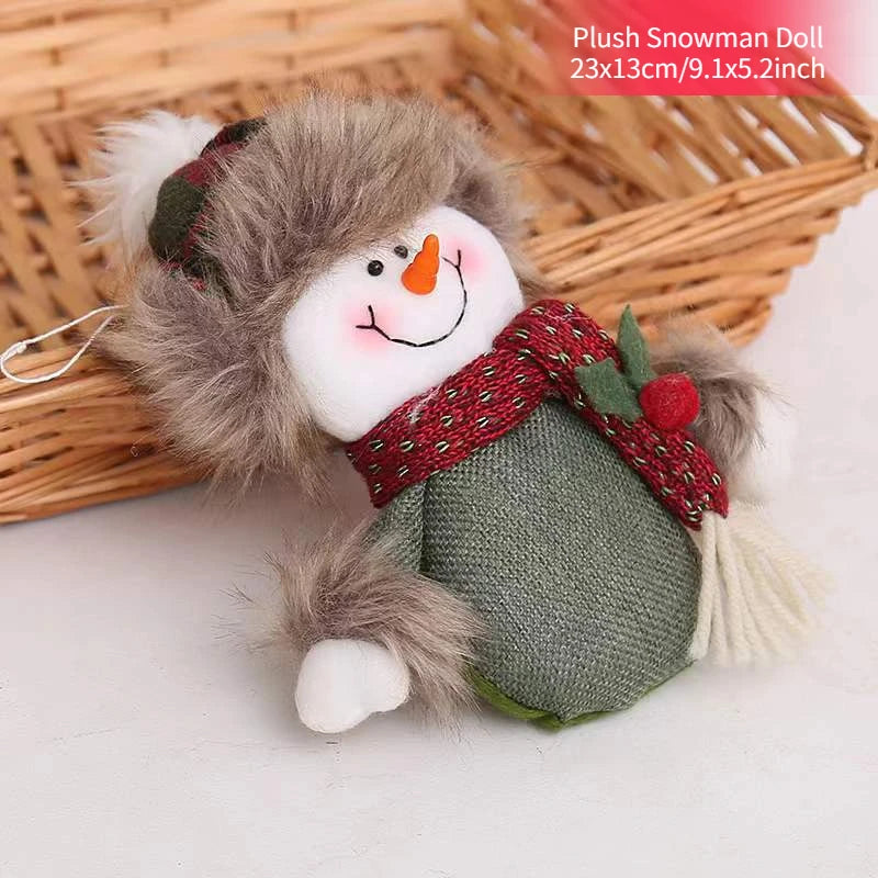 Papá Noel Muñeco de nieve para el Árbol