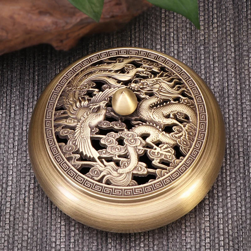 Quemador de incienso de cobre