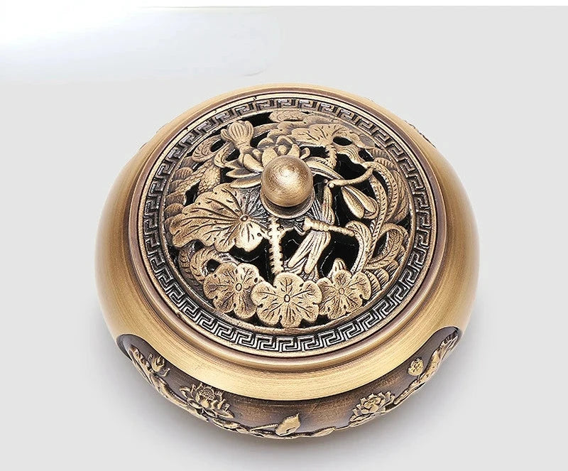 Quemador de incienso de cobre