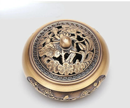 Quemador de incienso de cobre