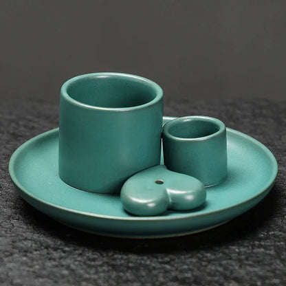 Juego de quemadores de incienso de cerámica de 1 pieza - multifuncional
