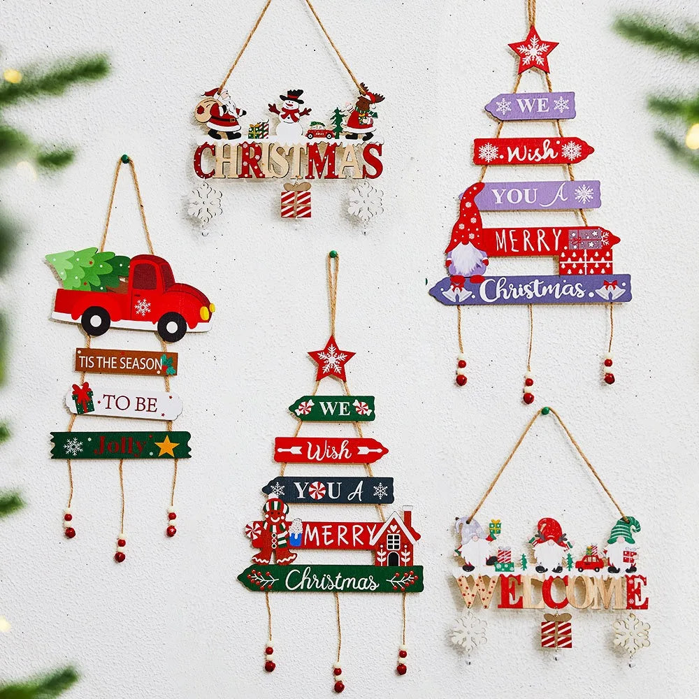 Christmas tree wall hanging