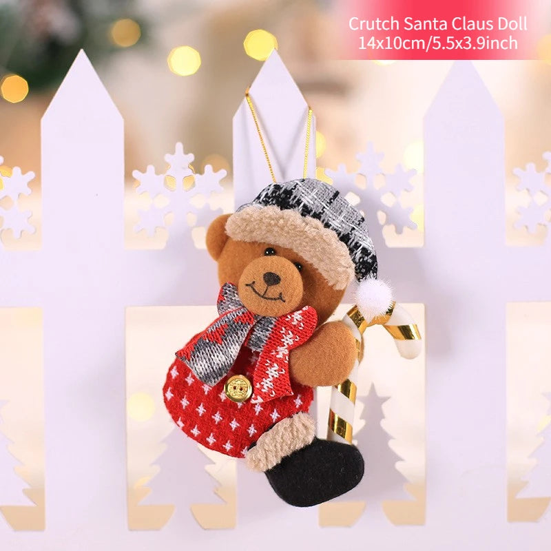 Papá Noel Muñeco de nieve para el Árbol