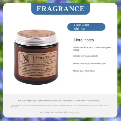 Vela de aceite esencial de aromaterapia