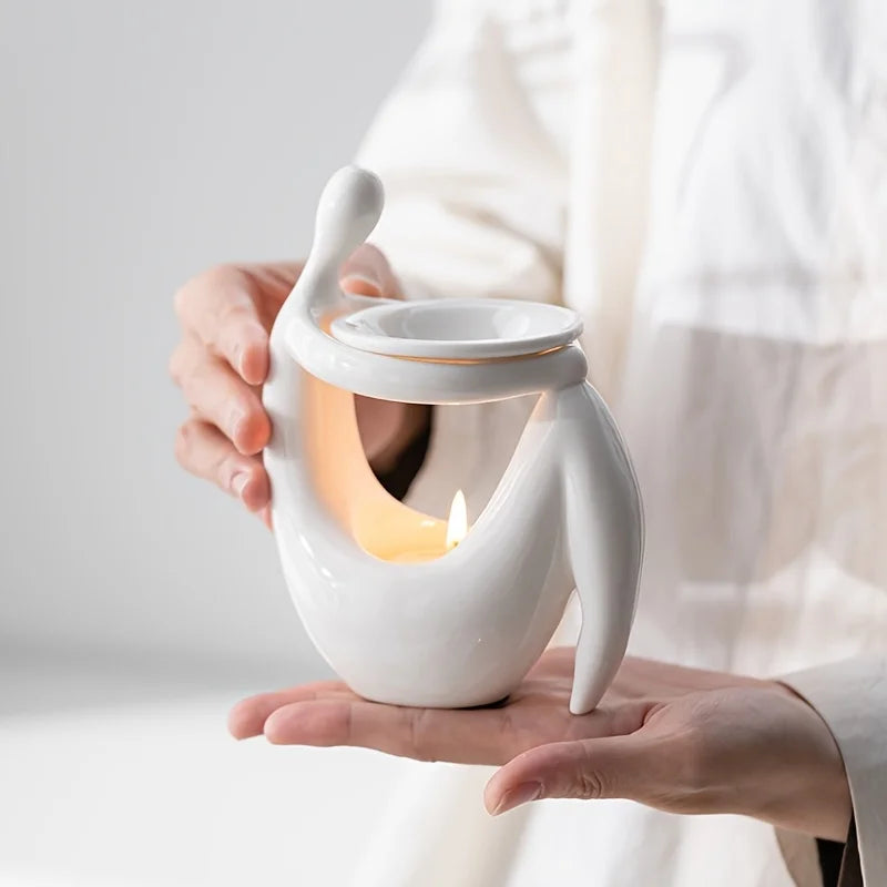 Quemador de incienso de cerámica