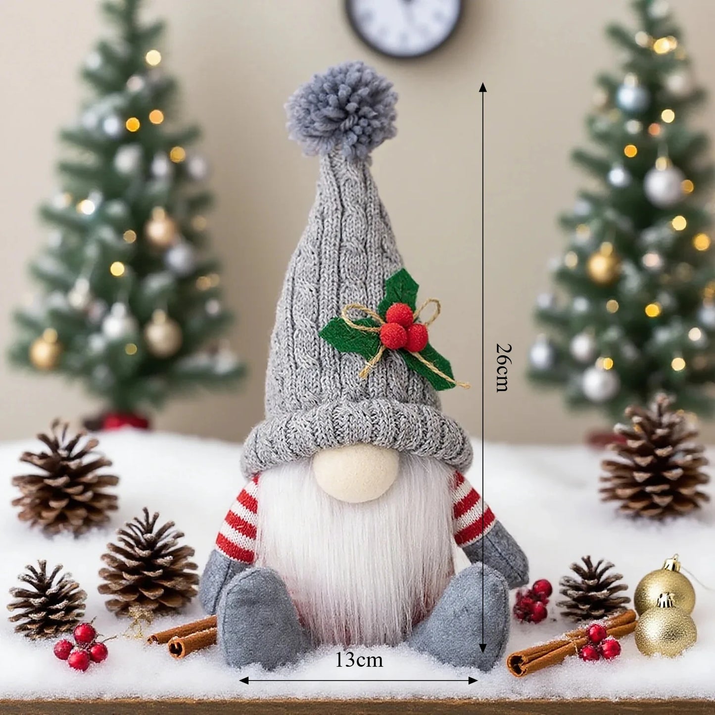 Gnomos navideños de peluche