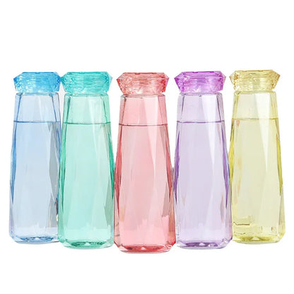 Botellas de agua de vidrio transparente sin BPA 500ml