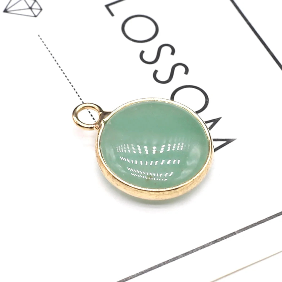 Colgante de piedra natural Forma redonda