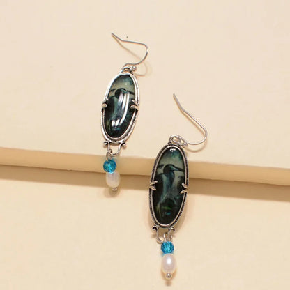 Retro Geometric Earrings