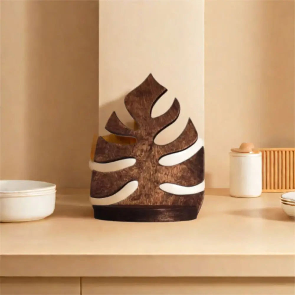 Estante de madera retro moderno