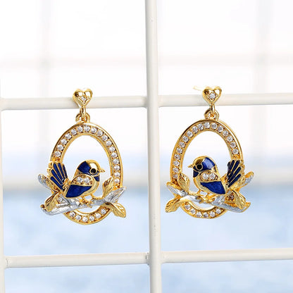 Retro Geometric Earrings