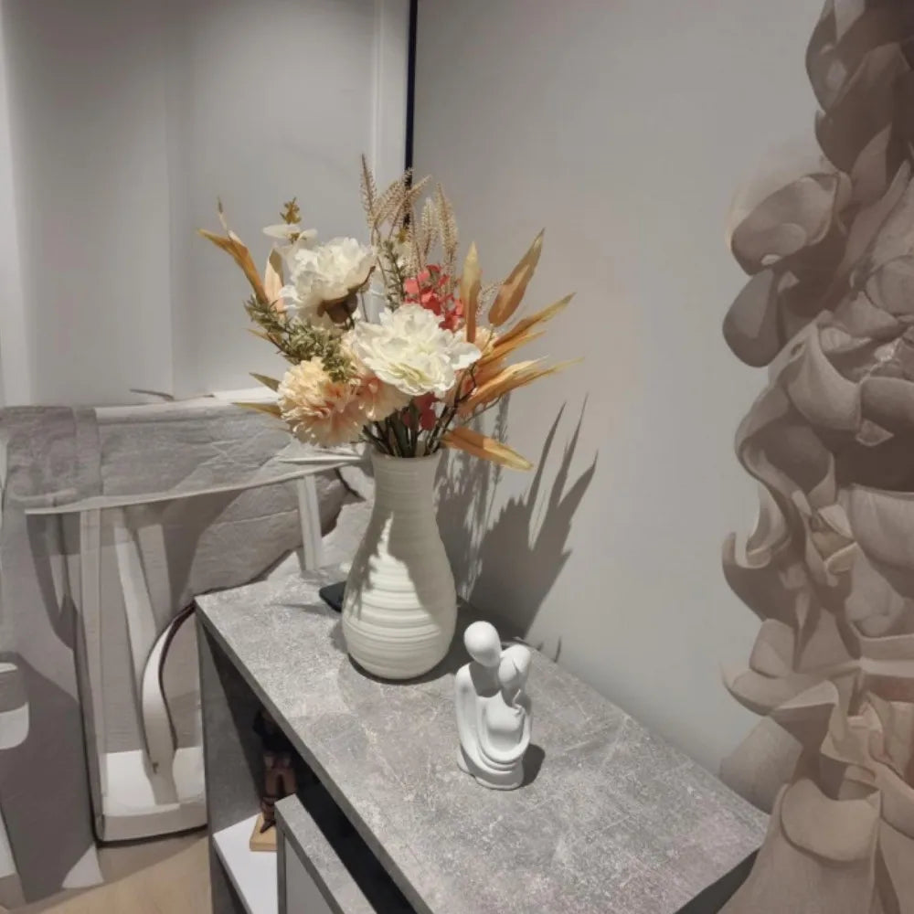 Ramos de terracota boho Flores artificiales de seda