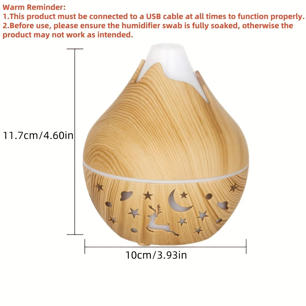Humidificador multifuncional 200ML Difusor de aceites esenciales de aromaterapia alimentado por USB Humidificador moderno | Humidificador duradero
