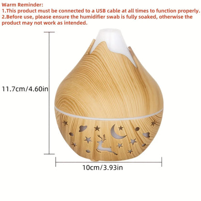 Humidificador multifuncional 200ML Difusor de aceites esenciales de aromaterapia alimentado por USB Humidificador moderno | Humidificador duradero