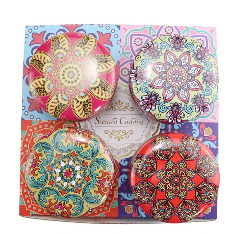 vela de aromaterapia vegetal Violeta, menta, uva aromática