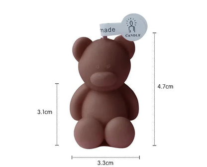 1PC Velas lindas Animales Oso Velas perfumadas