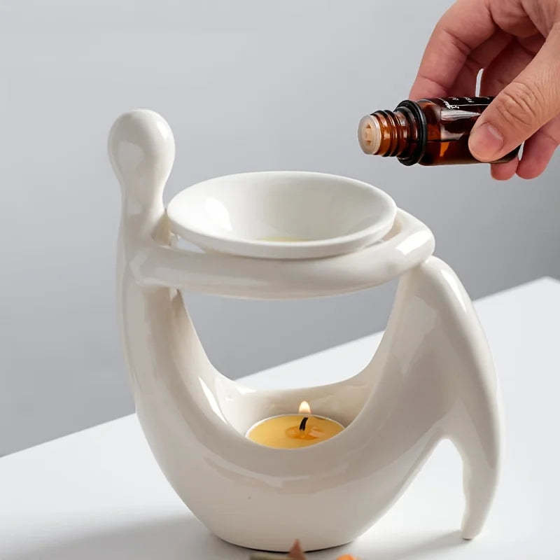 Quemador de incienso de cerámica