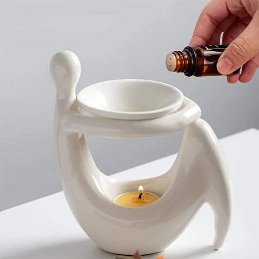 Quemador de incienso de cerámica