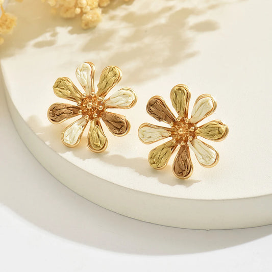 Handmade Flower Earrings 