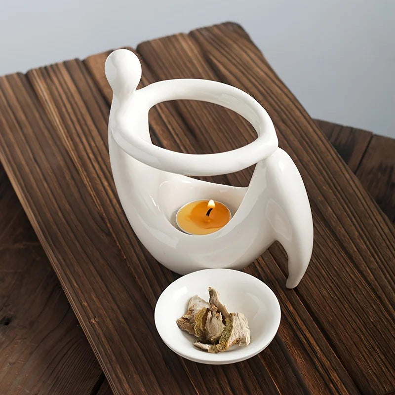 Quemador de incienso de cerámica