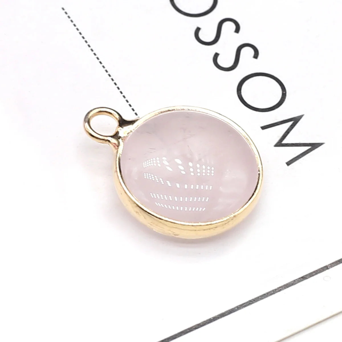 Colgante de piedra natural Forma redonda