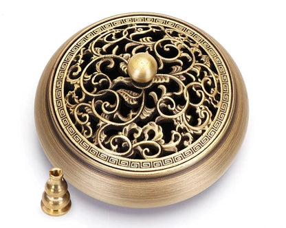 Quemador de incienso de cobre