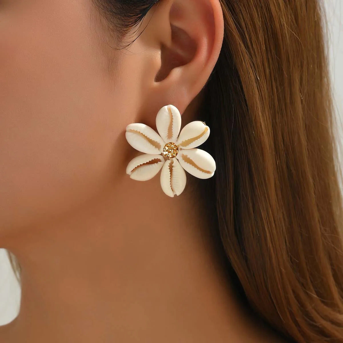 Pendientes de concha Bohemia