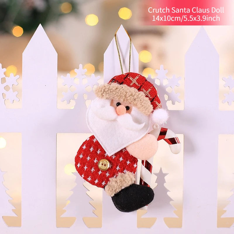 Papá Noel Muñeco de nieve para el Árbol