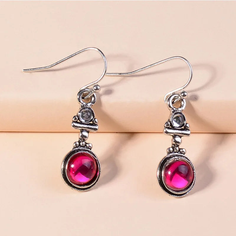 Retro Geometric Earrings