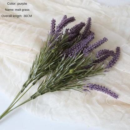 Flor artificial de 36 cm Malta Hierba flores artificiales