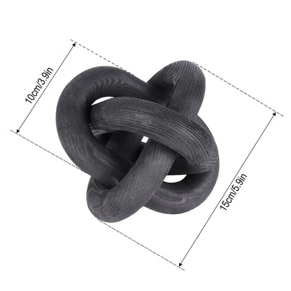 Cadena de Madera tallada a mano 5 eslabones