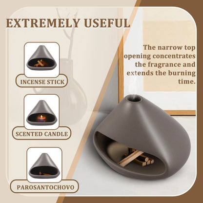 Quemador de incienso de cerámica Palo Santo y paquetes de salvia