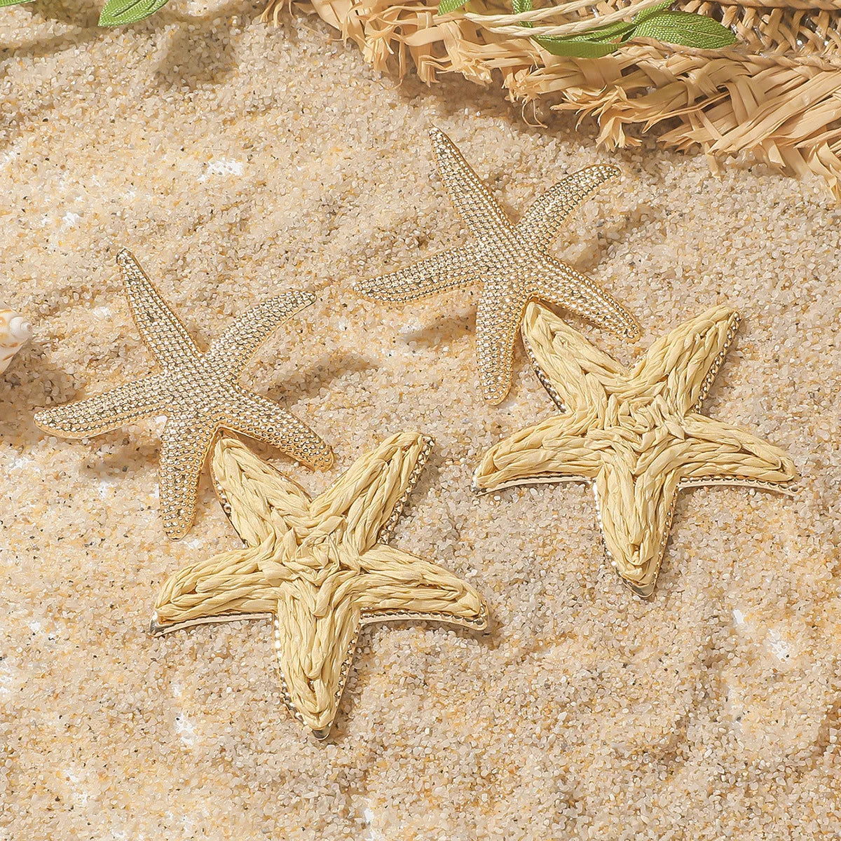 Pendientes colgantes de flores elegantes de Bohemia