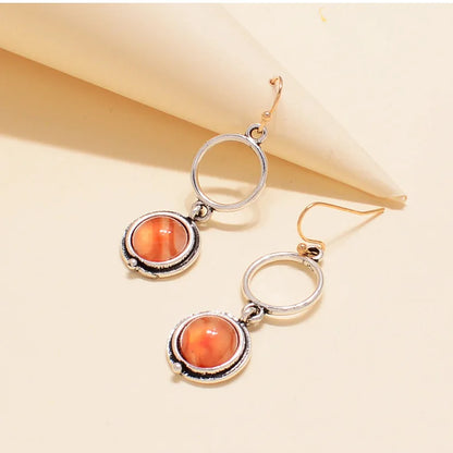 Retro Geometric Earrings